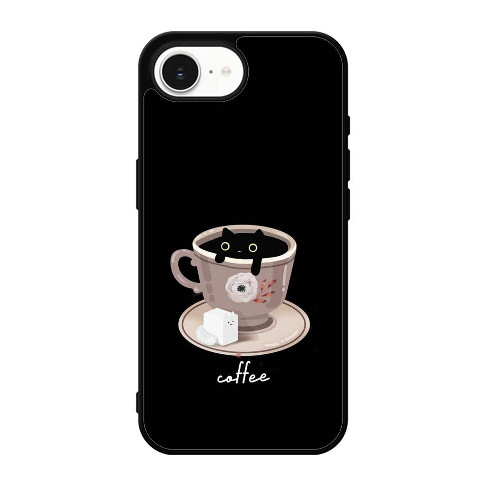 Black Cat Coffee FiPhone 17e Case FE0100