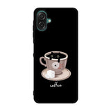 Black Cat Coffee FSamsung Galaxy A07 Case FE0100