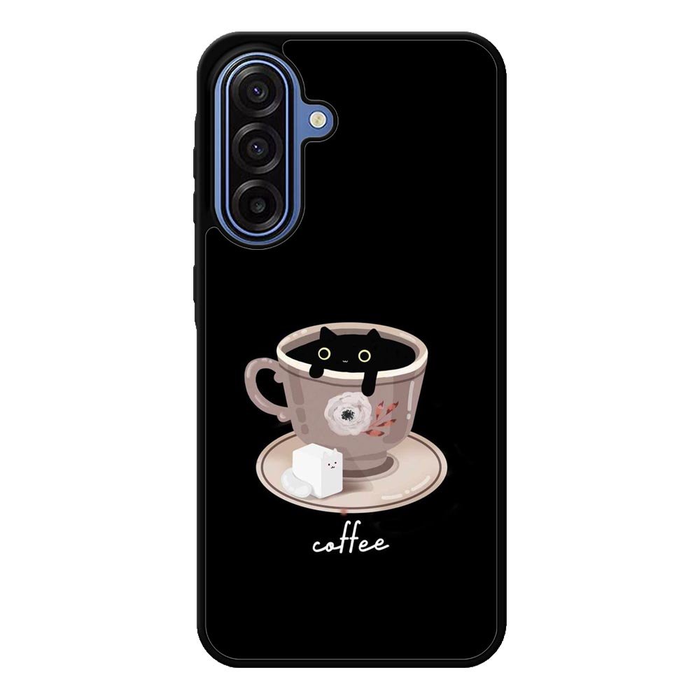 Black Cat Coffee FSamsung Galaxy A17 Case FE0100