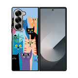 Shocked Cat FSamsung Galaxy Z Fold 7 5G Case FE0555