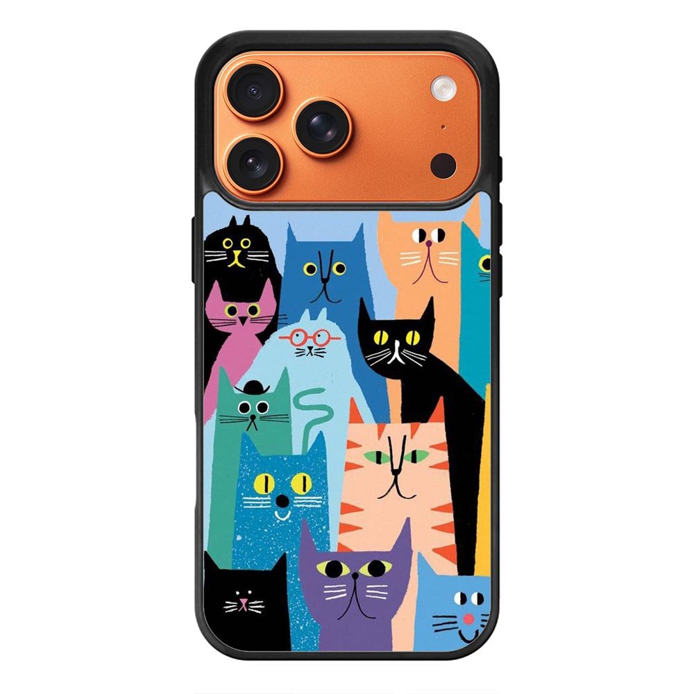 Shocked Cat FiPhone 17 Pro Case FE0555