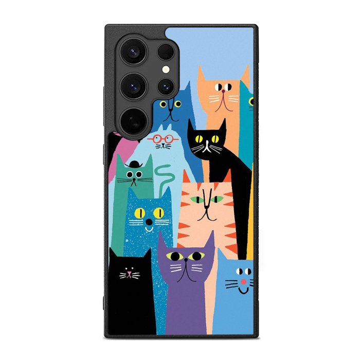 Shocked Cat FE0153 Samsung Galaxy S25 Ultra Case