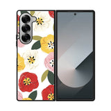 Pattern Rainbow Flowers FSamsung Galaxy Z Fold 7 5G Case FE0491