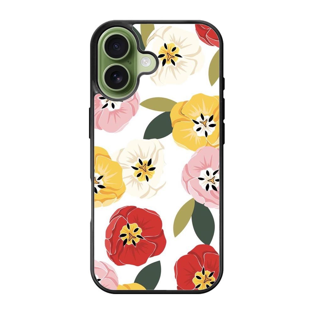 Pattern Rainbow Flowers FiPhone 17 Case FE0491