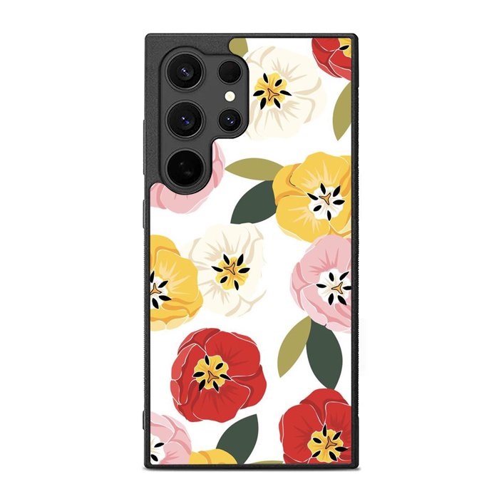 Pattern Rainbow Flowers FE0155 Samsung Galaxy S25 Ultra Case