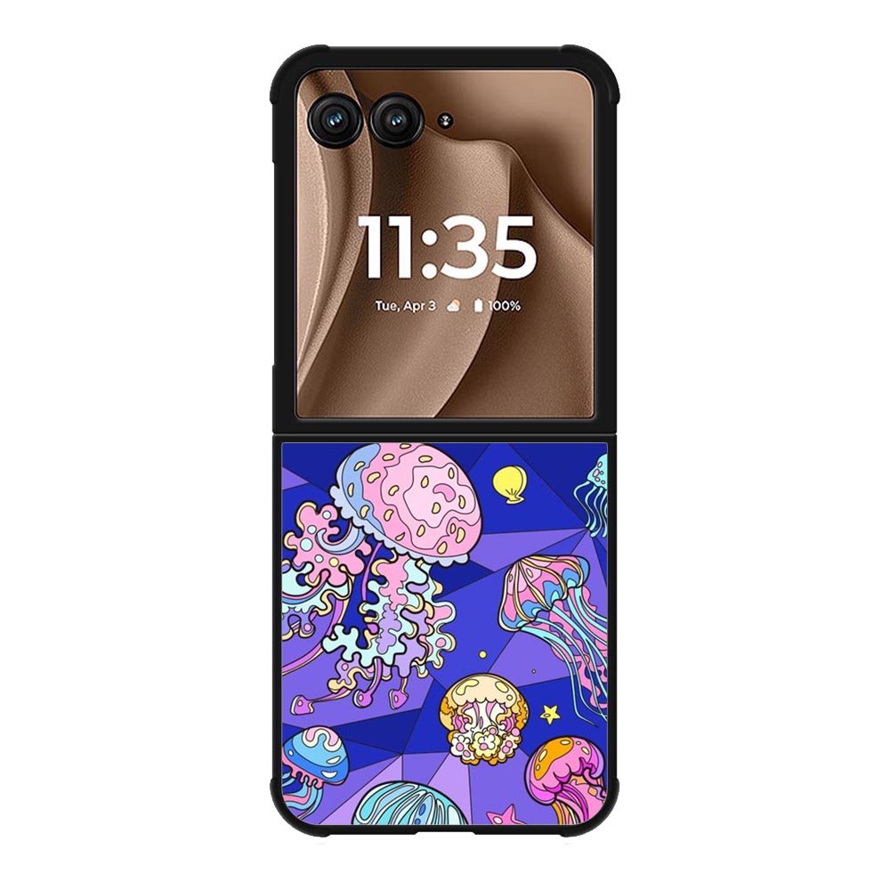 Beauty Jellyfish FMotorola Moto RAZR Plus 2025 Case FE0090
