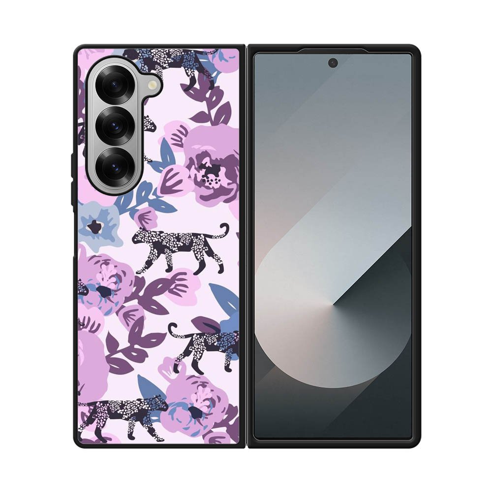 Leopard Florals Samsung Galaxy Z Fold 7 5G Case FE0395