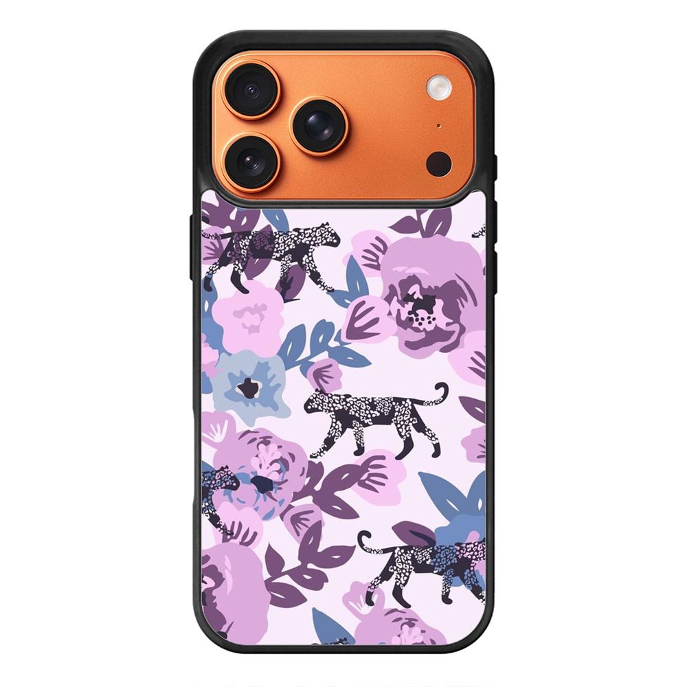 Leopard Florals iPhone 17 Pro Max Case FE0395