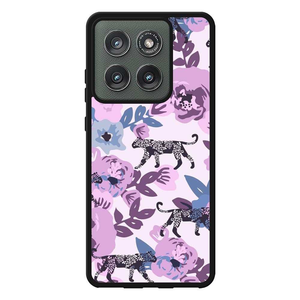 Leopard Florals Motorola Moto Edge 2025 Case FE0395
