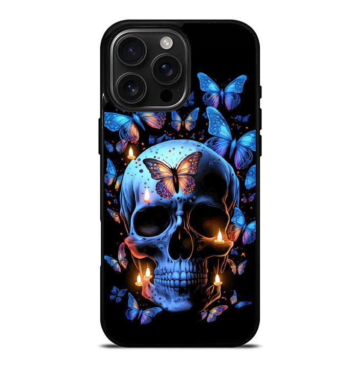 Butterfly Skull iPhone 16 Pro Max Case FE0125