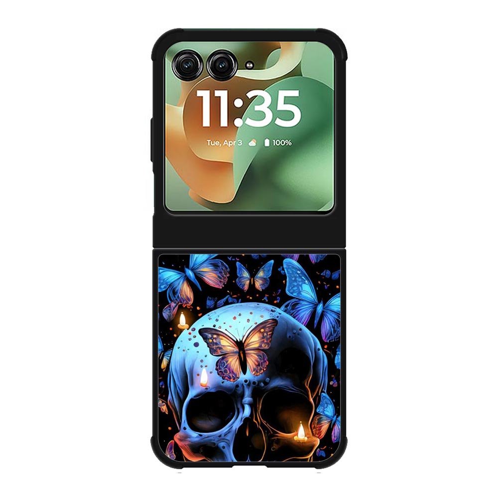 Butterfly Skull Motorola Moto RAZR 2025 Case FE0125