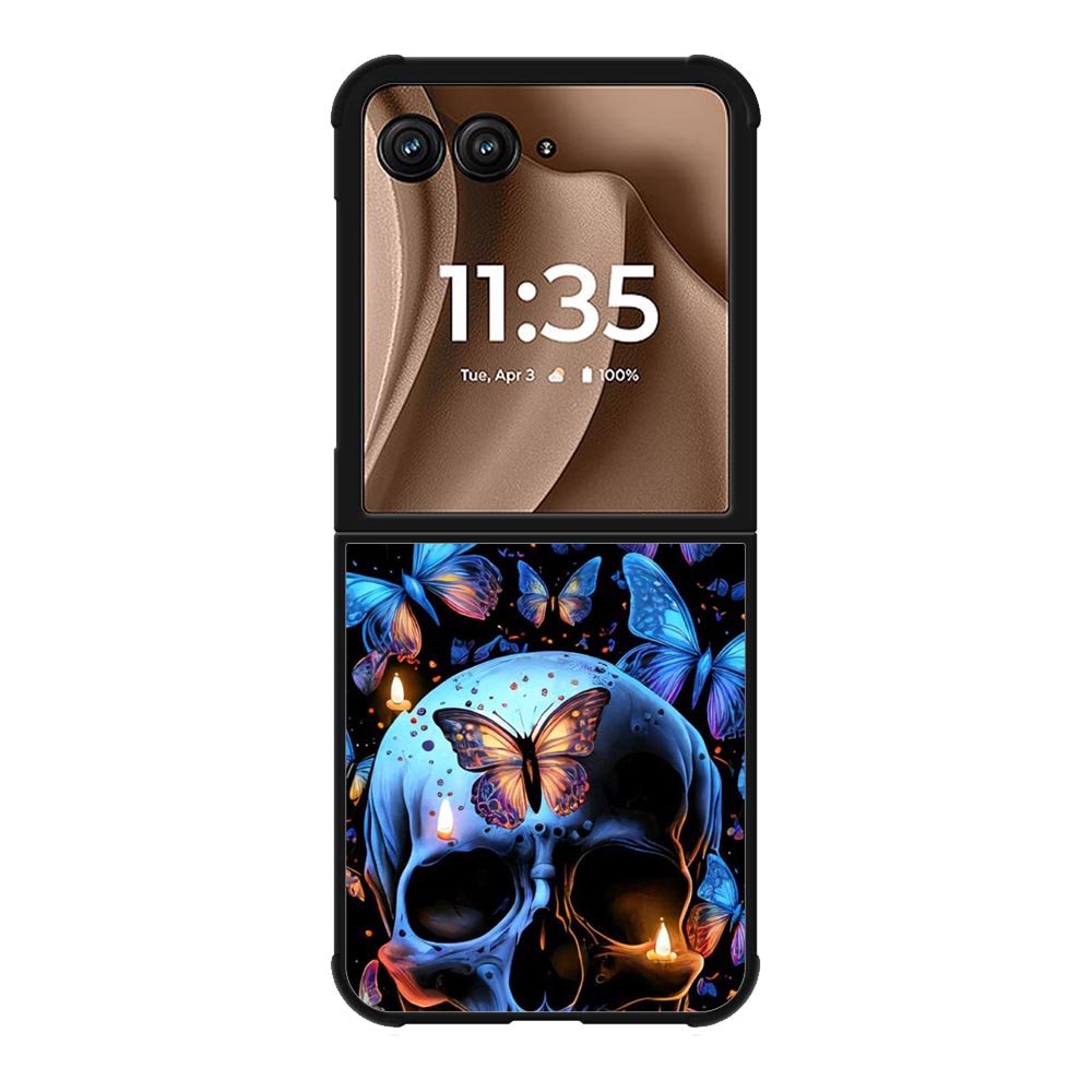Butterfly Skull Motorola Moto RAZR Plus 2025 Case FE0125