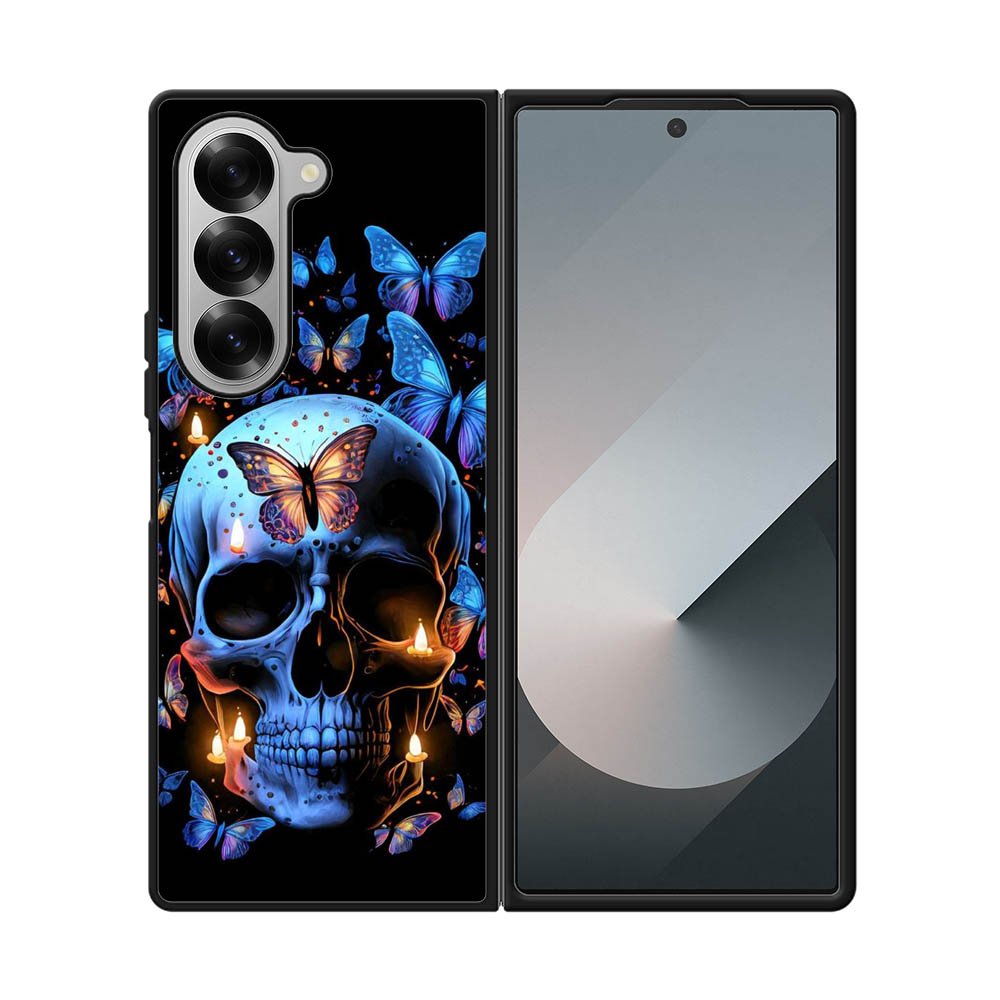 Butterfly Skull Samsung Galaxy Z Fold 7 5G Case FE0125