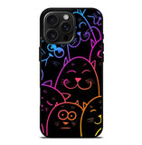 Cat Neon iPhone 16 Pro Max Case FE0141