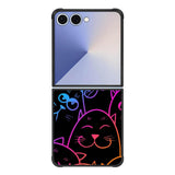 Cat Neon FE0168 Samsung Galaxy Flip 7 5G Case