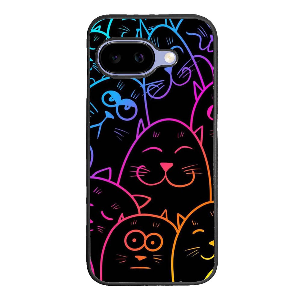 Cat Neon Google Pixel 10A Case FE0141
