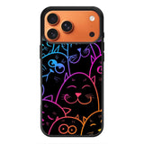 Cat Neon iPhone 17 Pro Case FE0141