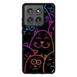 Cat Neon Motorola Moto Edge 2025 Case FE0141