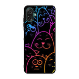 Cat Neon Samsung Galaxy A07 Case FE0141