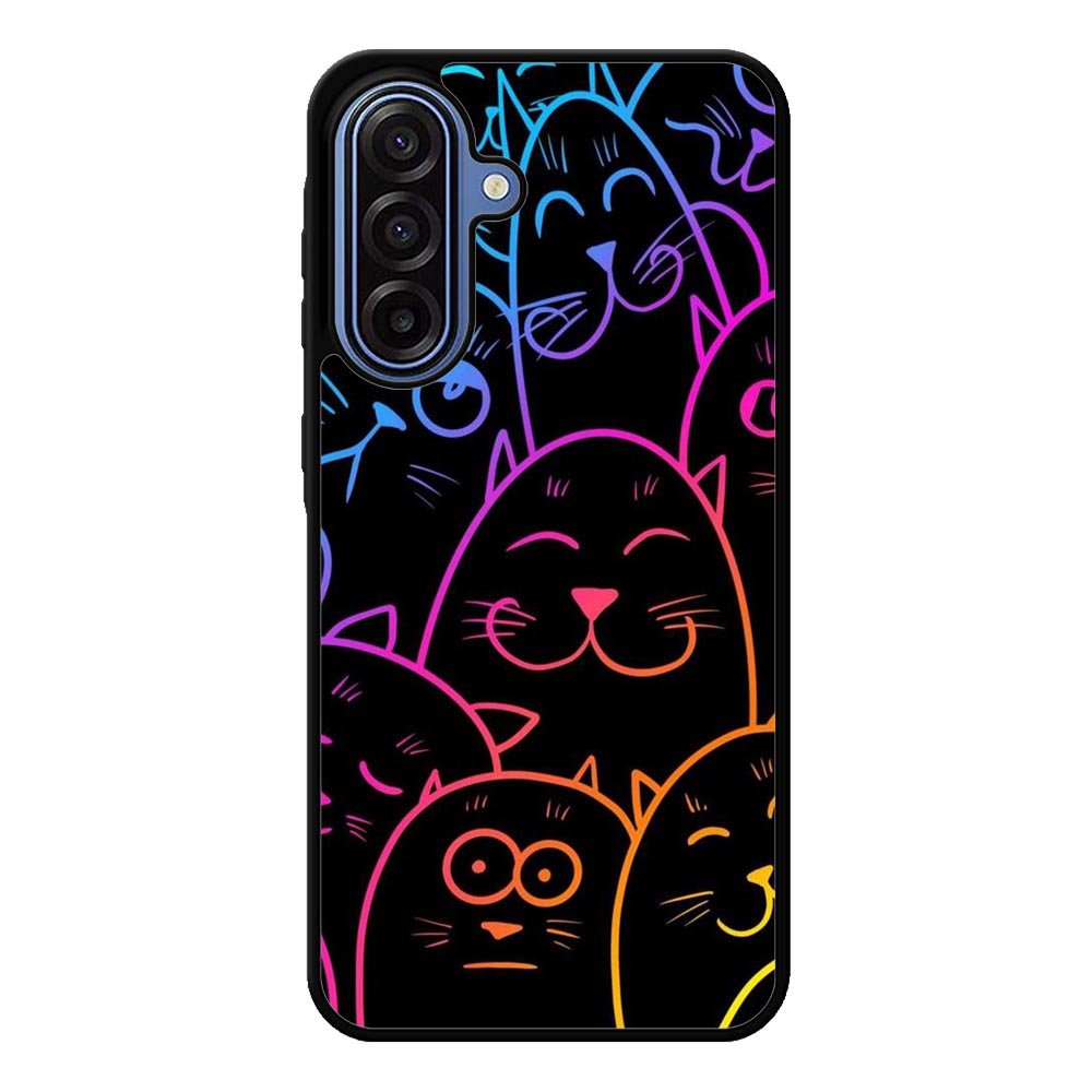 Cat Neon Samsung Galaxy A17 Case FE0141
