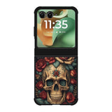 Skull Flowers Motorola Moto RAZR 2025 Case FE0567