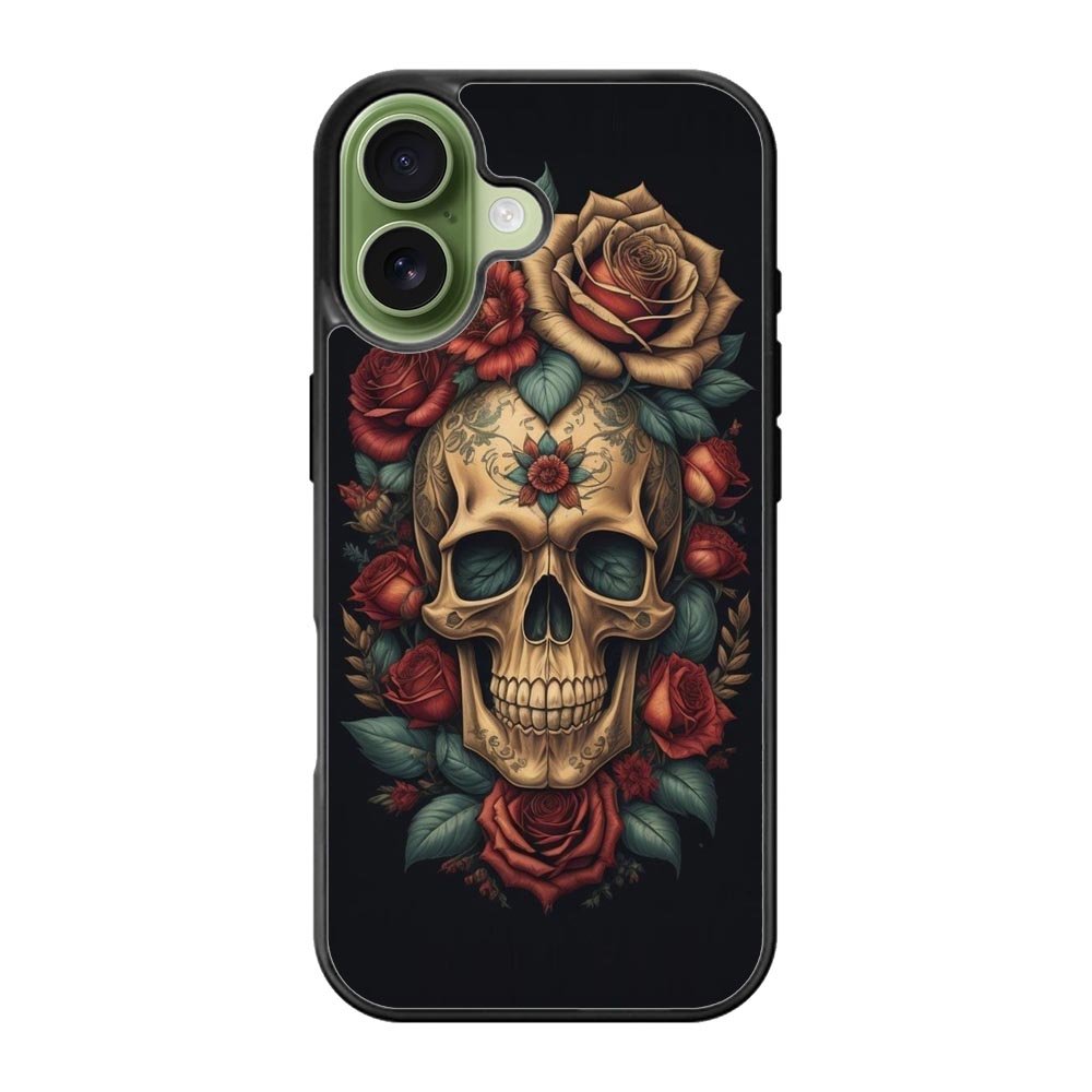 Skull Flowers iPhone 17 Case FE0567