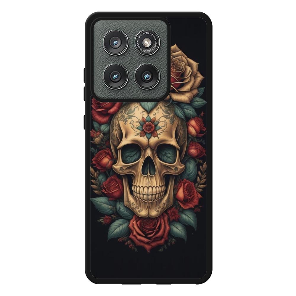 Skull Flowers Motorola Moto Edge 2025 Case FE0567