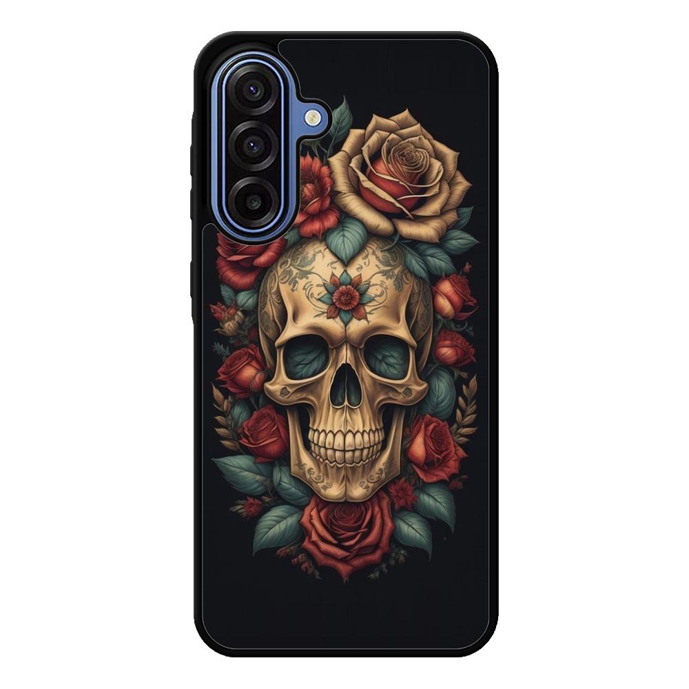 Skull Flowers Samsung Galaxy A17 Case FE0567