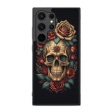 Skull Flowers FE0170 Samsung Galaxy S25 Ultra Case