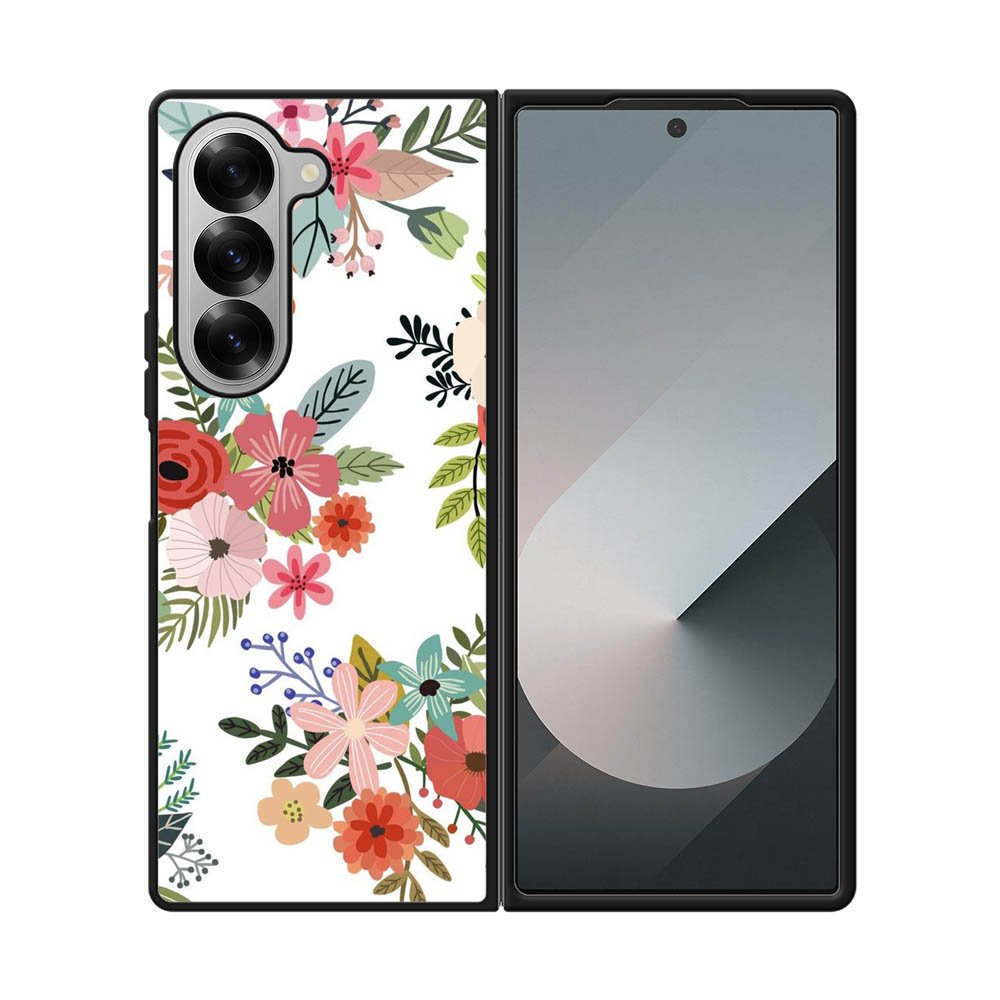 Flowers Pattern FE0185 Samsung Galaxy Fold 7 5G Case