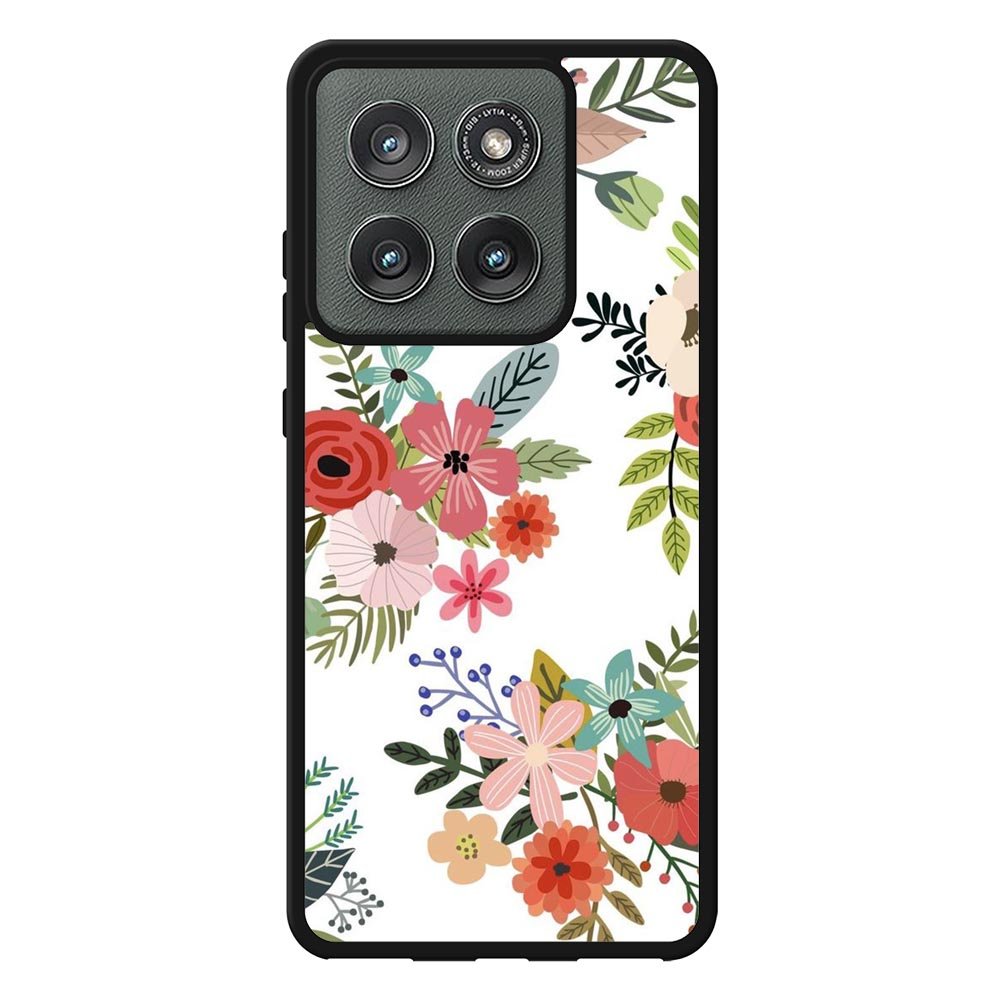 Flowers Pattern Motorola Moto Edge 2025 Case FE0285