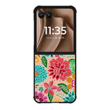 Flowers Vintage Pattern Motorola Moto RAZR Plus 2025 Case FE0286