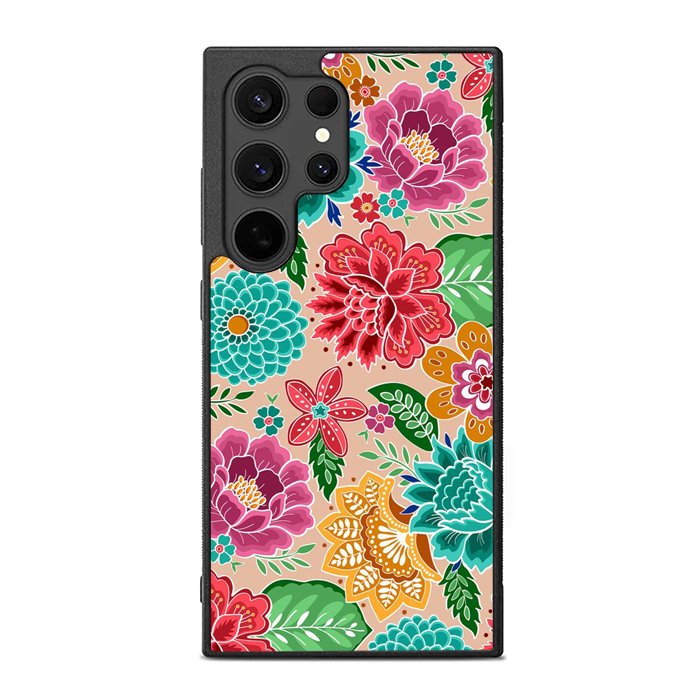 Flowers Vintage Pattern FE0186 Samsung Galaxy S25 Ultra Case