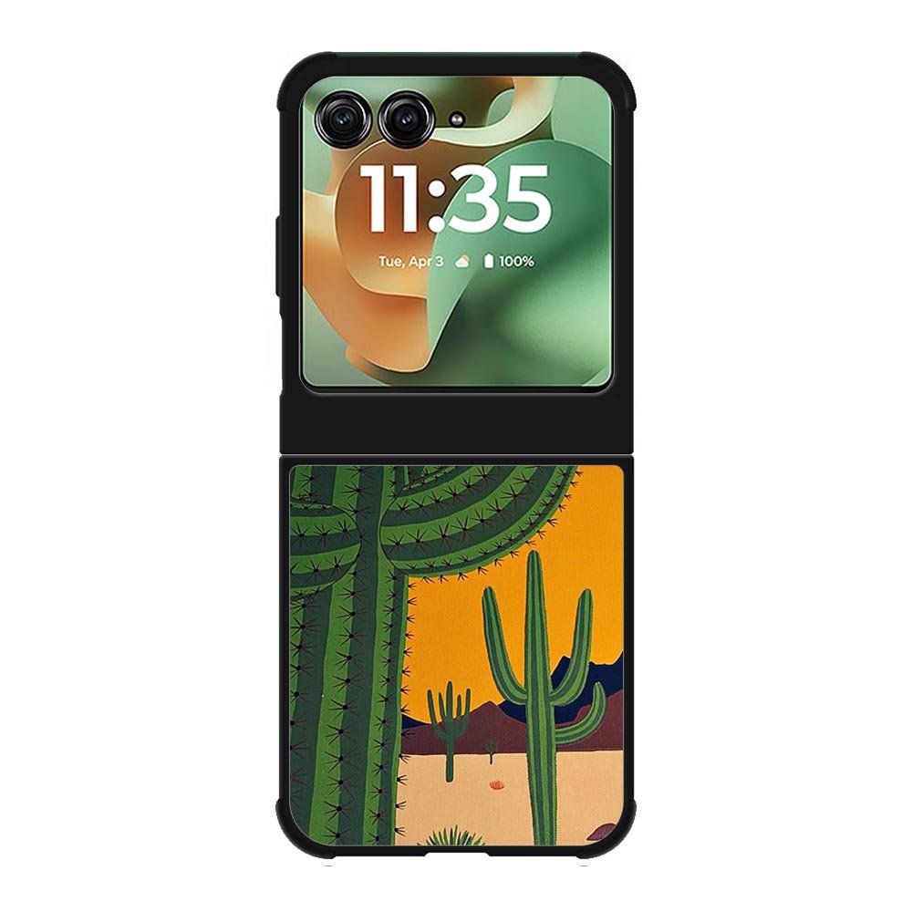 Cactus Art Motorola Moto RAZR 2025 Case FE0127