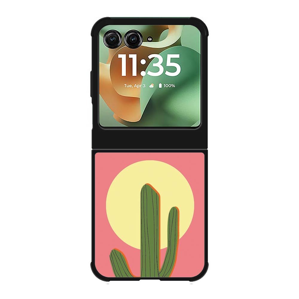 Simple Cactus Motorola Moto RAZR 2025 Case FE0556