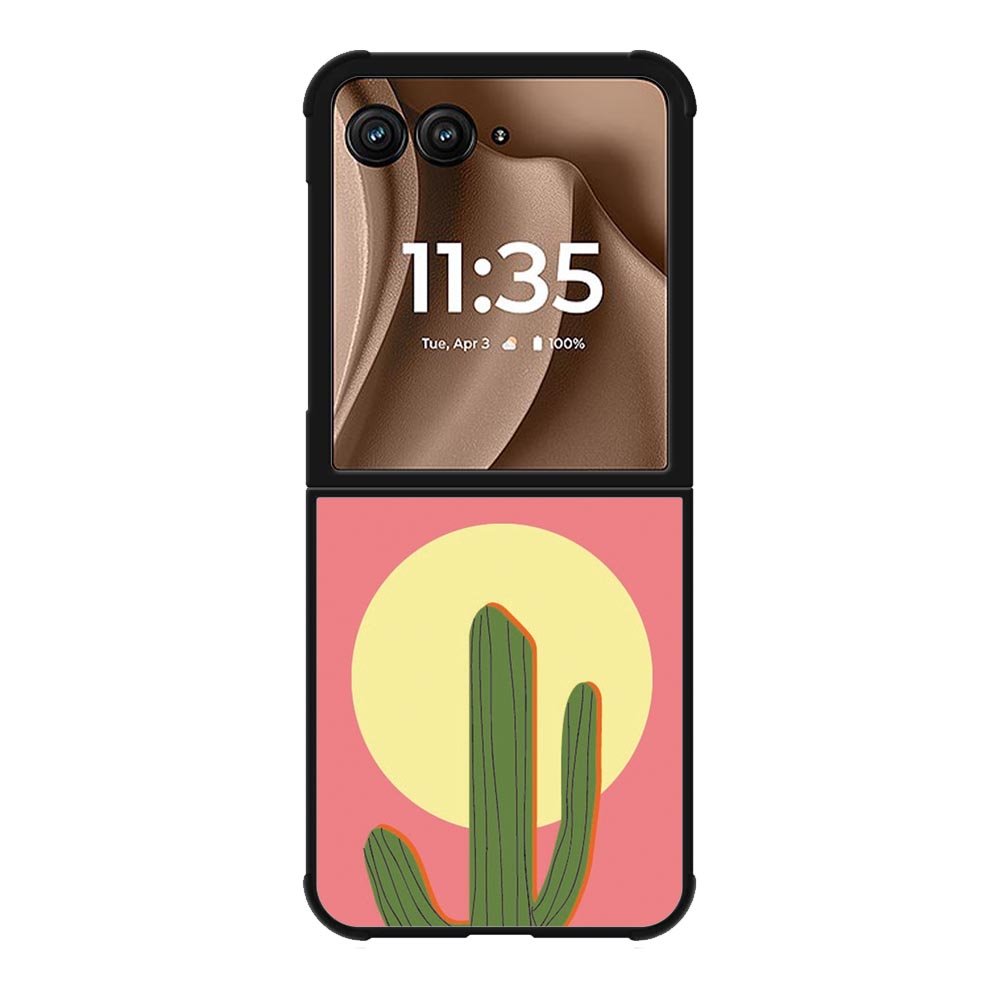 Simple Cactus Motorola Moto RAZR Plus 2025 Case FE0556