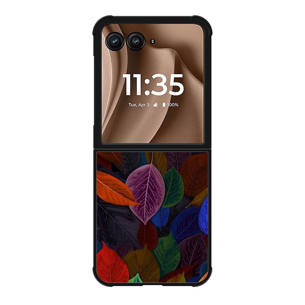 Leaf Rainbow Motorola Moto RAZR Plus 2025 Case FE0393