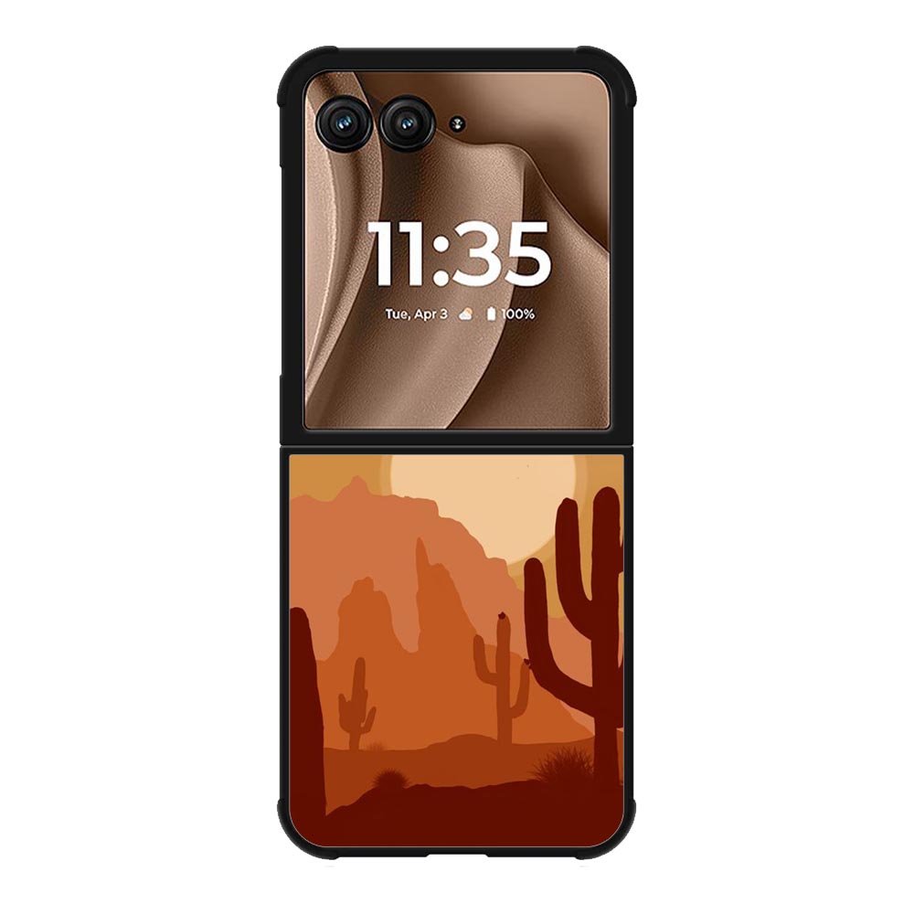 Cactus Paint Motorola Moto RAZR Plus 2025 Case FE0128