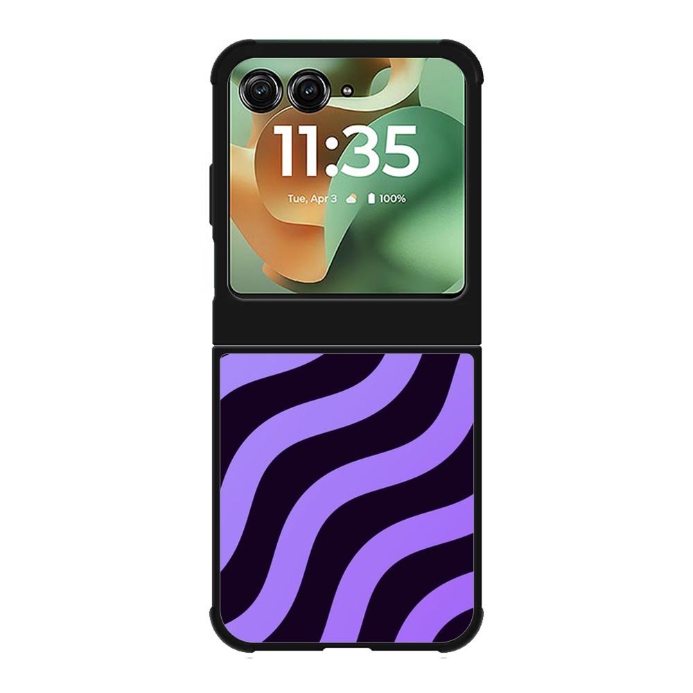 Purple Line Motorola Moto RAZR 2025 Case FE0514