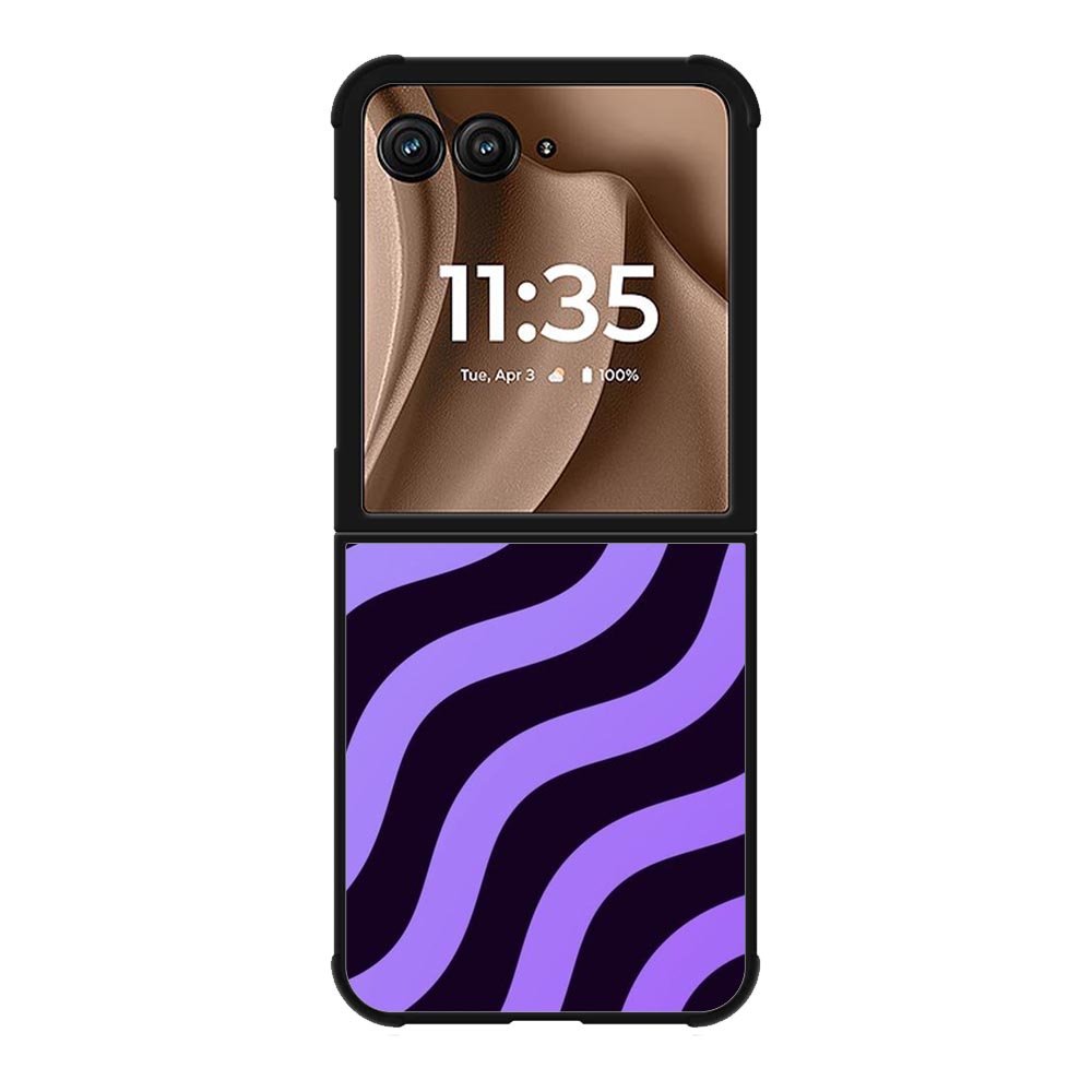 Purple Line Motorola Moto RAZR Plus 2025 Case FE0514