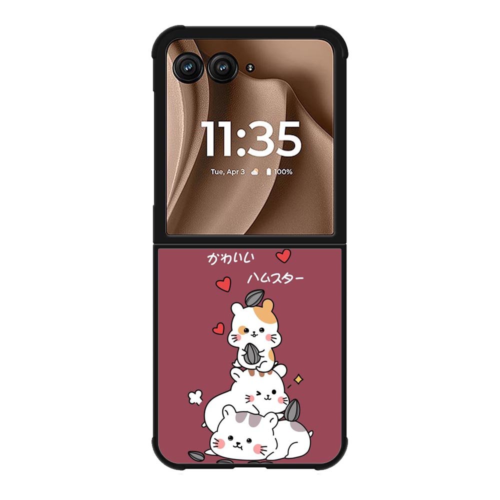Cute Hamster Motorola Moto RAZR Plus 2025 Case FE0193