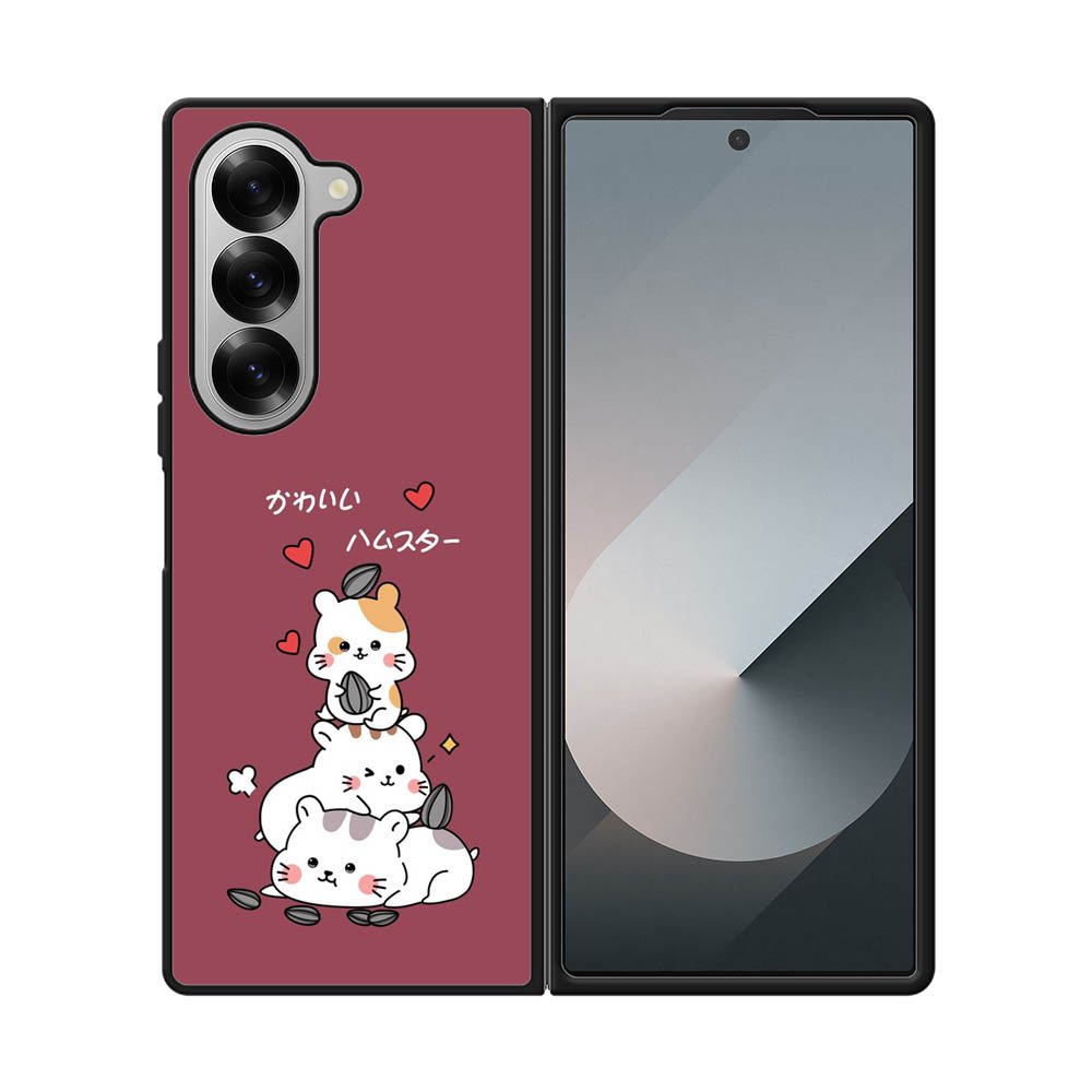 Cute Hamster Samsung Galaxy Z Fold 7 5G Case FE0193