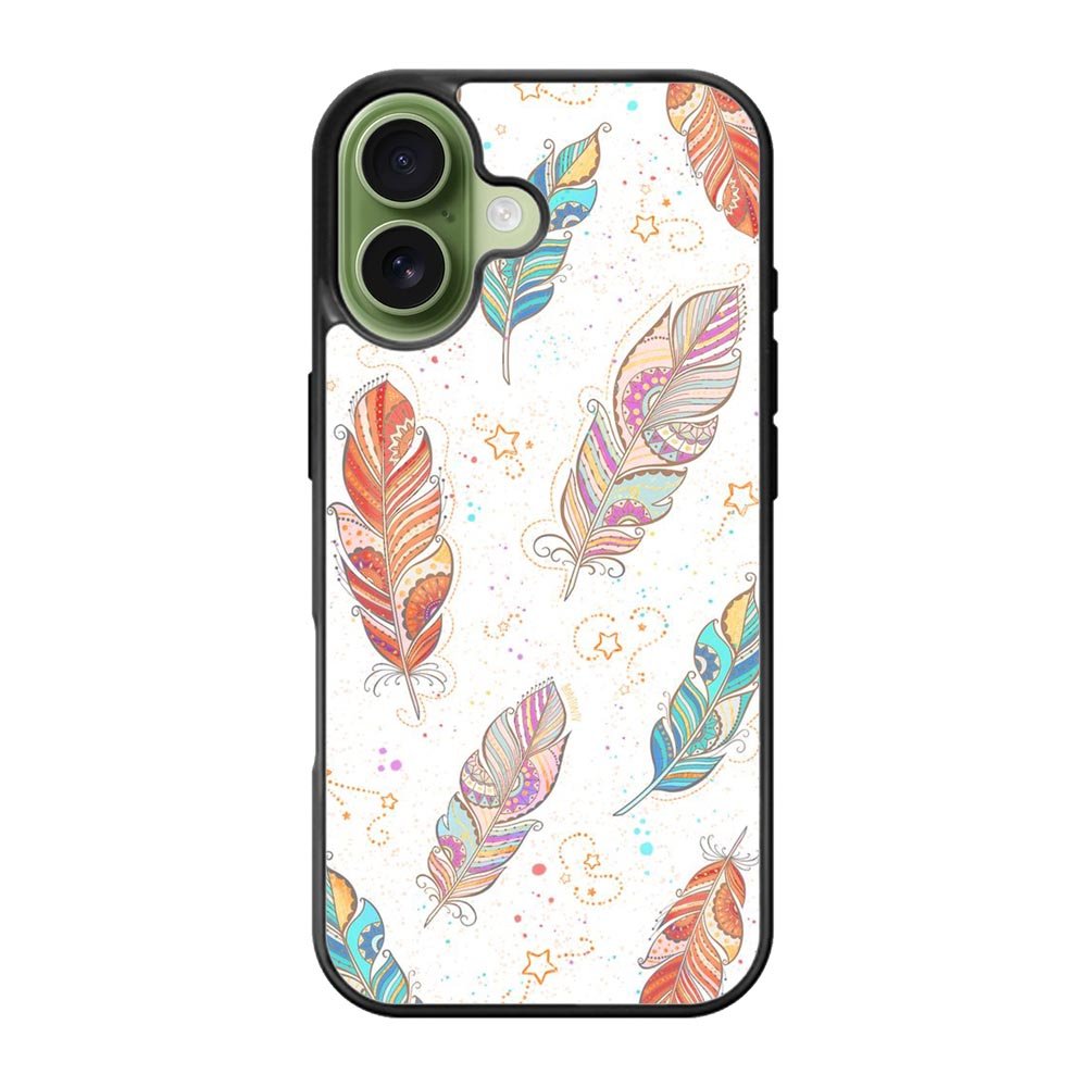 Boho Feather iPhone 17 Case FE0114