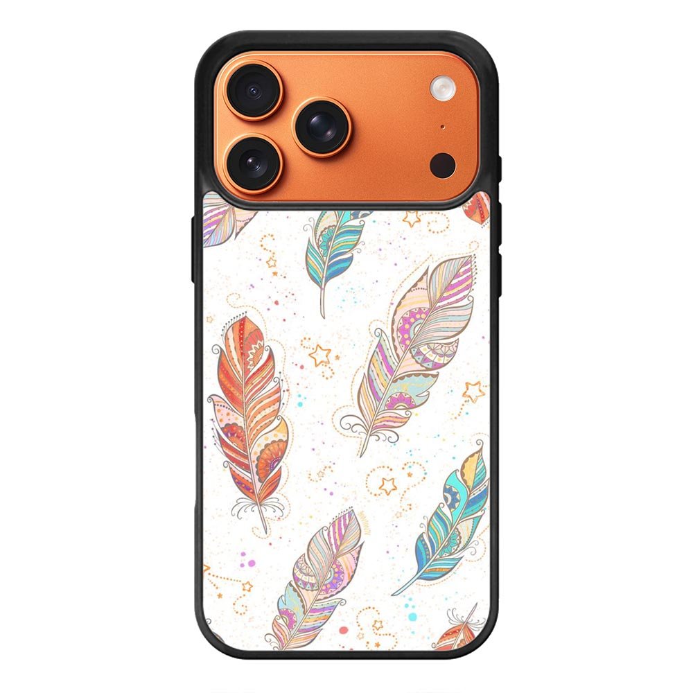 Boho Feather iPhone 17 Pro Max Case FE0114