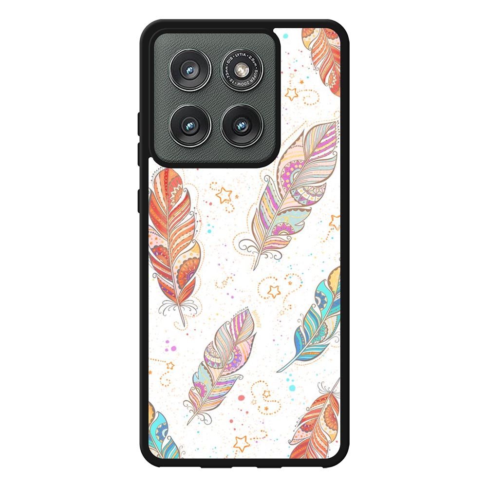 Boho Feather Motorola Moto Edge 2025 Case FE0114