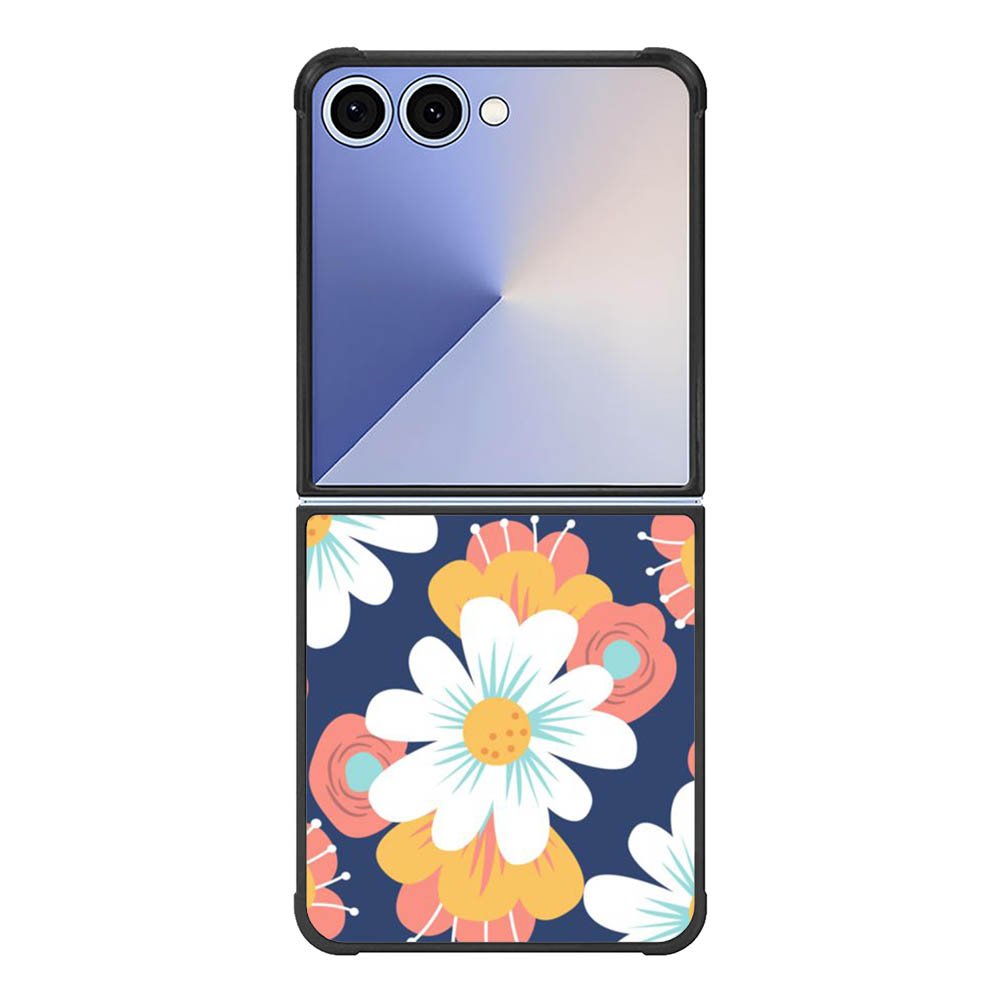 Beauty Flowers Pattern FE0218 Samsung Galaxy Flip 7 5G Case
