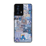 Cute Blue Picture Motorola Moto G Power 5G 2024 Case FE6650