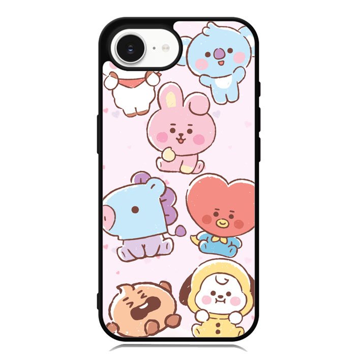 BTS Kawaii iPhone 16e Case