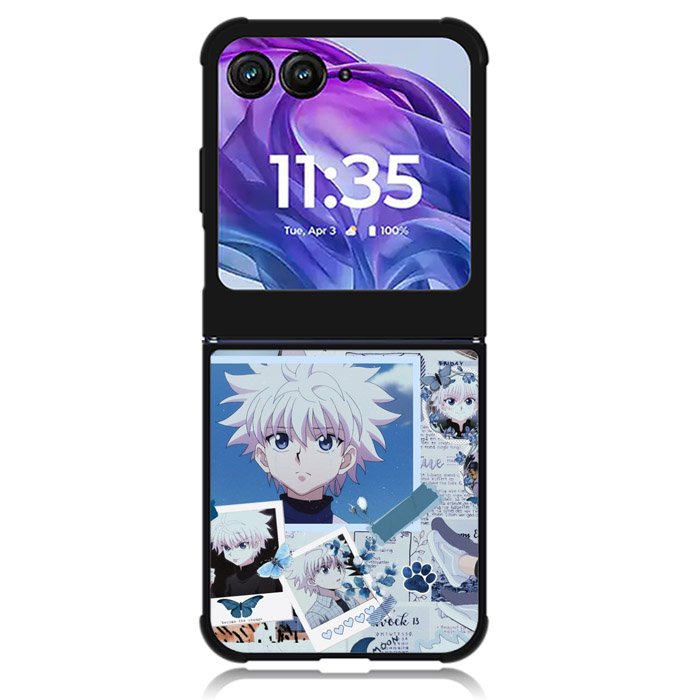 Killua Zoldyck Aesthetic Motorola Moto Razr 2024 , Moto Razr 50 Case