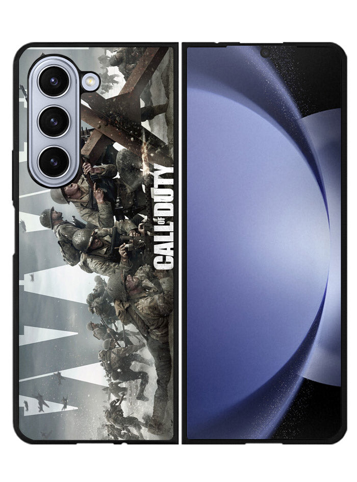 Call of Duty WWII Battle Samsung Galaxy Z Fold 5 5G Case FZ4346